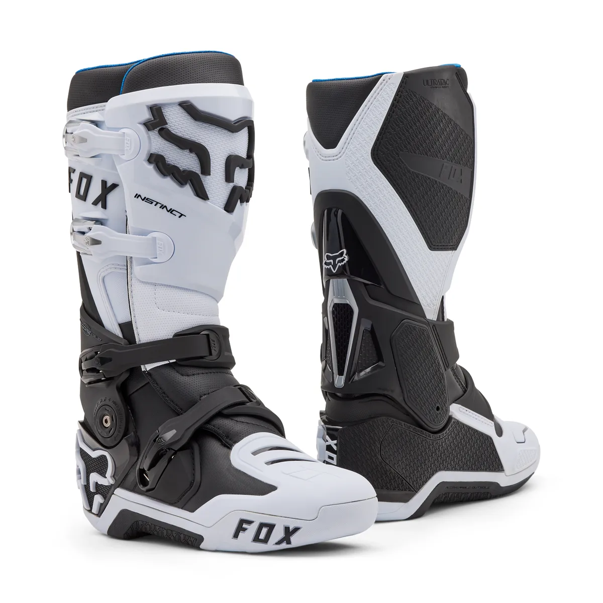 מגפי רכיבת שטח FOX Instinct 2.0 בצבע לבן-שחור מגפי רכיבת שטח פוקס FOX Instinct 2.0 בצבע לבן-שחור