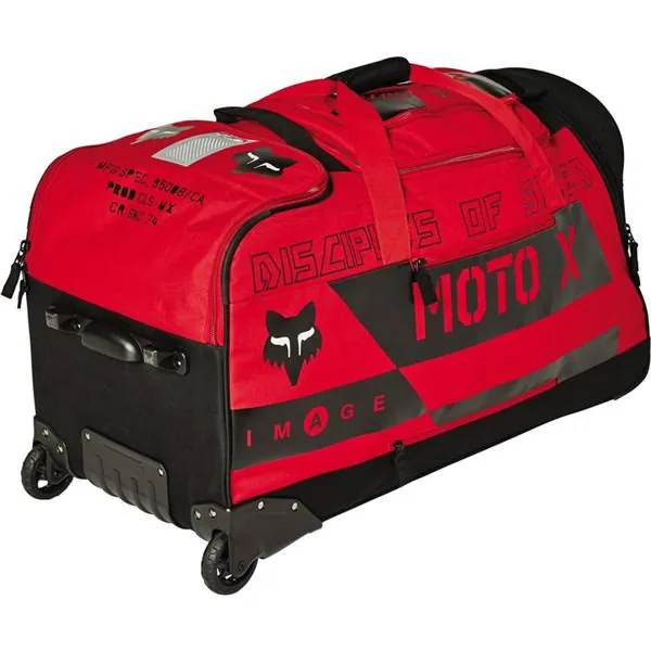 תיק ציוד על גלגלים פוקס FOX Nobyl Shuttle Roller אדום-שחור – תמונה 2