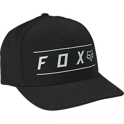 כובע מצחייה פוקס FOX Pinnacle Flexfit בצבע שחור-אפור