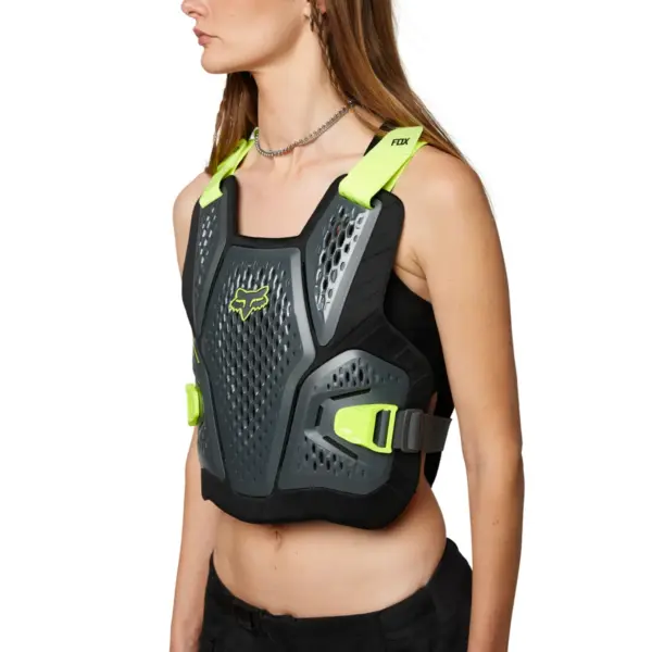 שריון חזה (צב) פוקס FOX Raceframe Impact SB D3O אפור כהה – תמונה 2