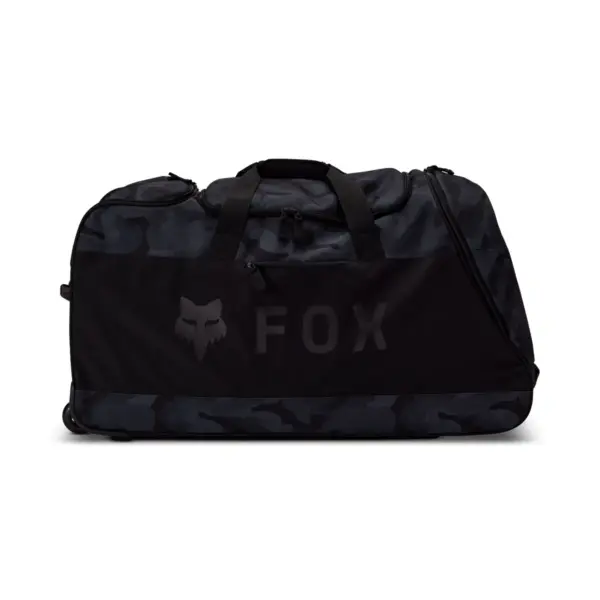 תיק ציוד על גלגלים פוקס FOX Shuttle 180 Black Camo Roller בצבע הסוואה שחור