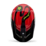 קסדת שטח פוקס FOX V1 Emotion אדום זוהר – תמונה 4