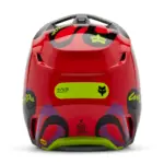 קסדת שטח פוקס FOX V1 Emotion אדום זוהר – תמונה 5