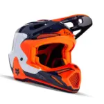 קסדת שטח פוקס FOX V3 Revise כחול נייבי-כתום – תמונה 3