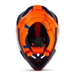קסדת שטח פוקס FOX V3 Revise כחול נייבי-כתום – תמונה 7