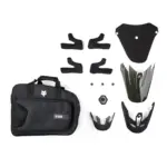 קסדת שטח קרבון פוקס FOX V3 RS Carbon Solid שחור מט – תמונה 2