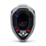 קסדת שטח קרבון פוקס FOX V3 RS Infinite אפור בהיר – תמונה 6