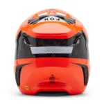 קסדת שטח קרבון פוקס FOX V3 RS Infinite כתום זוהר – תמונה 5