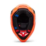 קסדת שטח קרבון פוקס FOX V3 RS Infinite כתום זוהר – תמונה 6