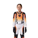 חליפת רכיבת שטח לנוער פוקס FOX Youth 180 Lean כתום זוהר – תמונה 3