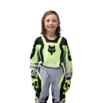 חליפת רכיבת שטח לנוער פוקס FOX Youth 180 Lean צהוב זוהר – תמונה 3