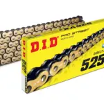 שרשרת הנעה D.I.D 525VX3 בצבע זהב עם האריזה