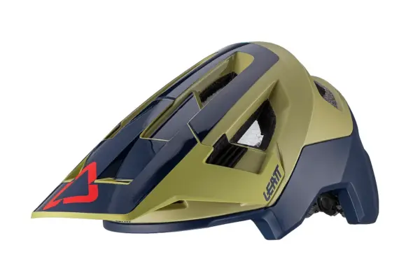 קסדת אופניים פתוחה ליט LEATT MTB AllMtn 4.0 בצבע כחול-חום