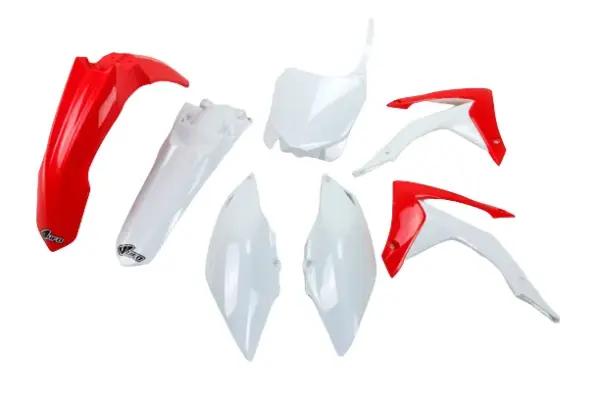 סט פלסטיקה UFO ל-HONDA CRF250R 2014-2017 / CRF450R 2013-2016 בצבעי המקור