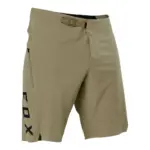 מכנס רכיבת אופניים קצר פוקס FOX Flexair Lite בגוון זית-חאקי (Bark), מבט מלפנים