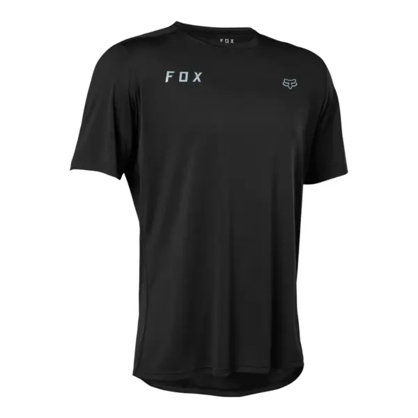 חולצת רכיבת אופניים קצרה פוקס FOX Ranger Essential בצבע שחור, מבט מלפנים