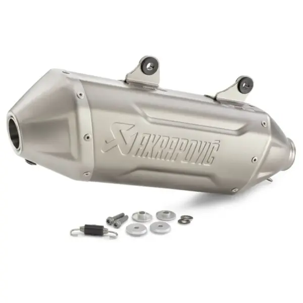 משתיק Akrapovic Slip-On טיטניום ל-KTM EXC-F / Husqvarna FE 250-501 2024-2026