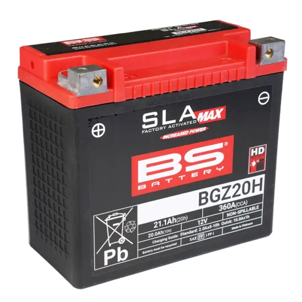 מצבר ג'ל (SLA) BS Battery BGZ20H