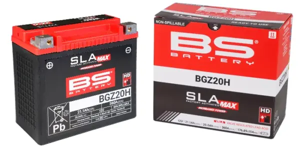 מצבר ג'ל (SLA) BS BATTERY BGZ20H 12V 20Ah – תמונה 2
