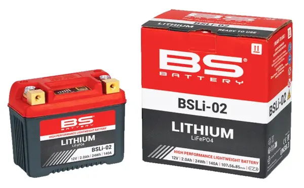 מצבר ליתיום BS BATTERY BSLi-02 12.8V 2Ah – תמונה 2