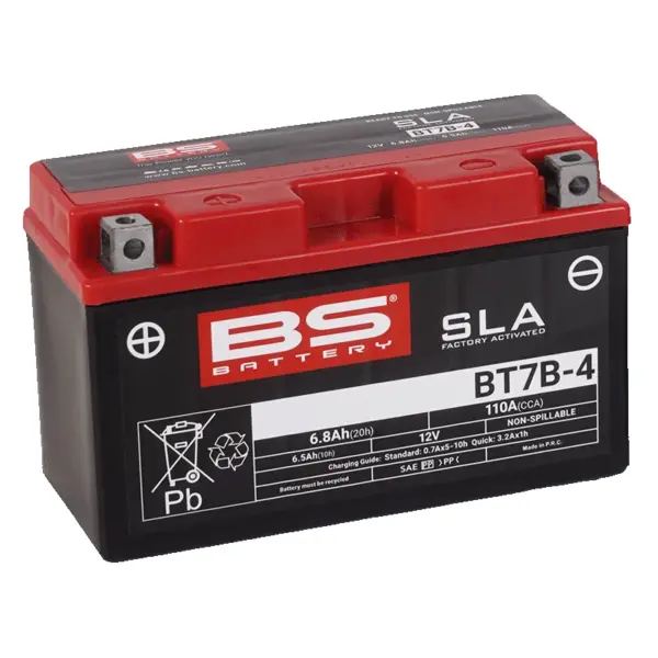 מצבר ג'ל (SLA) BS Battery BT7B-4