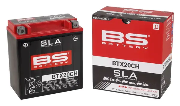 מצבר ג'ל (SLA) BS Battery BTX20CH
