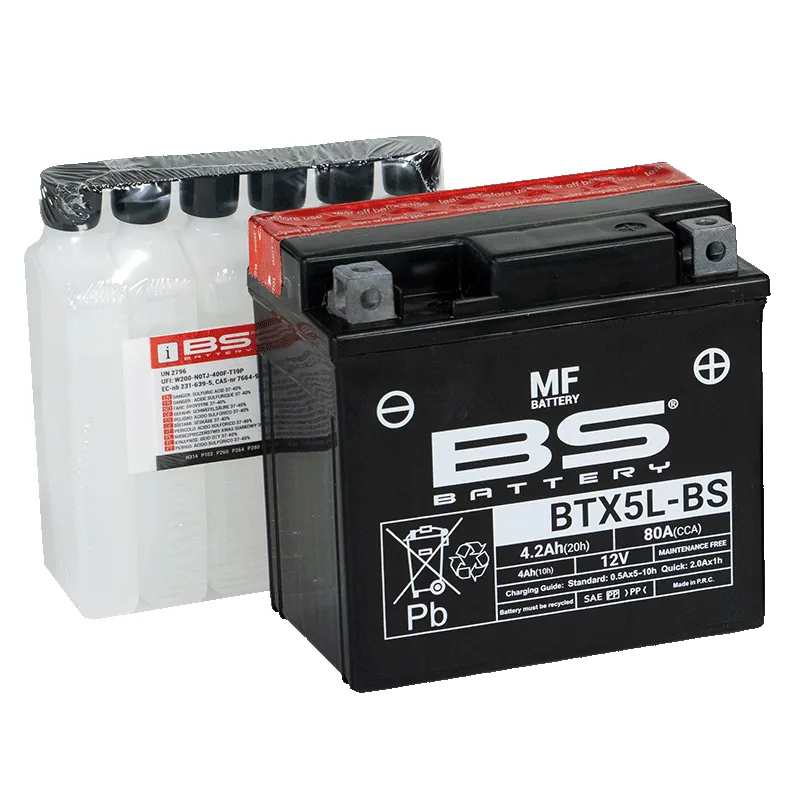 מצבר BS Battery BTX5L-BS מצבר BS Battery BTX5L-BS