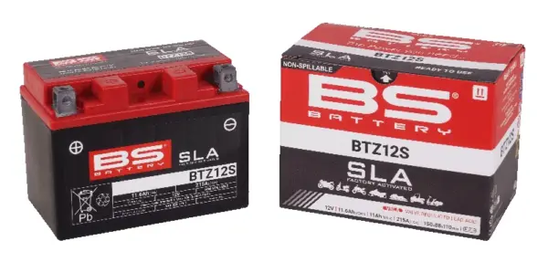 מצבר ג'ל (SLA) BS BATTERY BTZ12S 12V 11Ah – תמונה 2