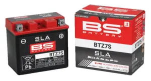 מצבר ג'ל (SLA) BS BATTERY BTZ7S 12V 6Ah – תמונה 2