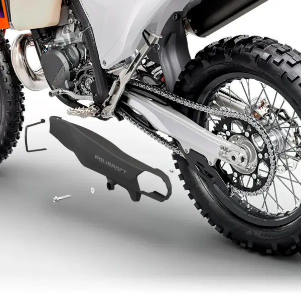 מגני זרוע אחורית פוליספורט POLISPORT EVO ל-KTM / Husqvarna / GASGAS 2024-2025 שחור – תמונה 2