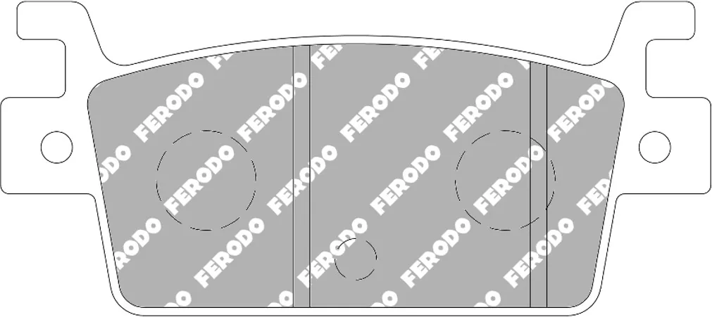 שרטוט רפידות בלם FERODO FDB2304EF שרטוט רפידות בלם FERODO FDB2304EF