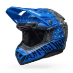 קסדת שטח BELL Moto-10 Spherical Fasthouse DITD 23 אפור כחול