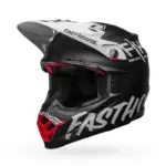 קסדת שטח BELL Moto-9S Flex Fasthouse Flex Crew שחור לבן מט