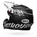 קסדת שטח BELL Moto-9S Flex Fasthouse Flex Crew שחור לבן מט – תמונה 8