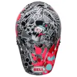קסדת שטח BELL MX-9 MIPS Tagger Splatter אדום אפור – תמונה 7