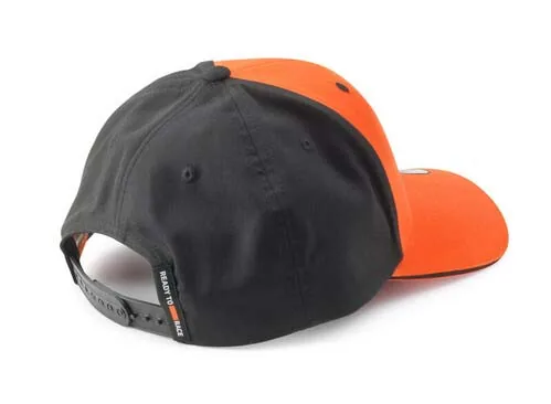כובע מצחייה KTM Mechanic Curved Cap כתום שחור – תמונה 2