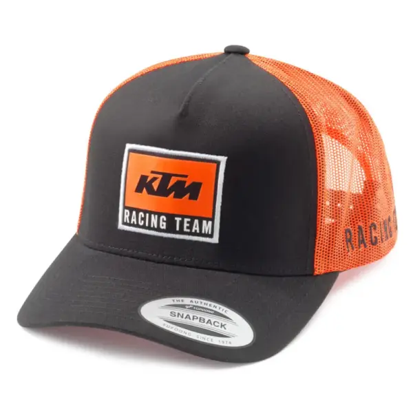 כובע טראקר KTM Team Trucker Cap שחור כתום