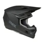 קסדת שטח אוניל O'NEAL 3SRS Solid שחור מט – תמונה 2