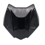 מגן רוח ספורט קצר ל-YAMAHA TMAX 530 2017-2019 / TMAX 560 2020-2021 שחור מבריק