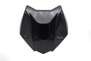 מגן רוח ספורט קצר ל-YAMAHA TMAX 530 2017-2019 / TMAX 560 2020-2021 שחור מבריק