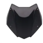 מגן רוח ספורט קצר ל-YAMAHA TMAX 530 2017-2019 / TMAX 560 2020-2021 שחור מט
