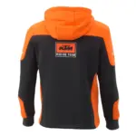 קפוצ'ון רוכסן לילדים KTM Kids Team Zip Hoodie שחור-כתום – תמונה 2