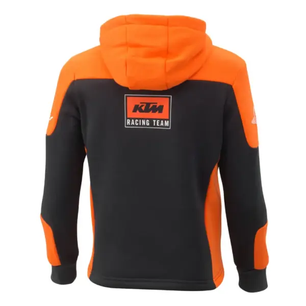 קפוצ'ון רוכסן לילדים KTM Kids Team Zip Hoodie שחור-כתום – תמונה 2