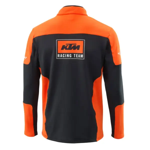 סווטשירט חצי רוכסן KTM Team Halfzip Sweater שחור-כתום – תמונה 2