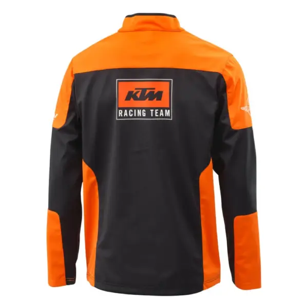 מעיל סופטשל KTM Team Softshell Jacket שחור-כתום – תמונה 2