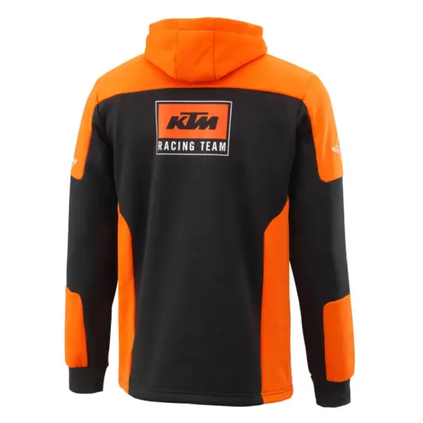 קפוצ'ון רוכסן KTM Team Zip Hoodie שחור-כתום – תמונה 2