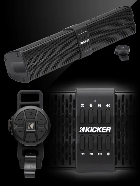 סאונד בר KICKER KPB1 PowerBar עם שלט