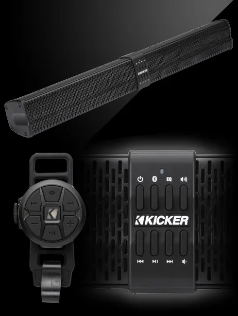 סאונד בר KICKER KPB2 PowerBar עם שלט