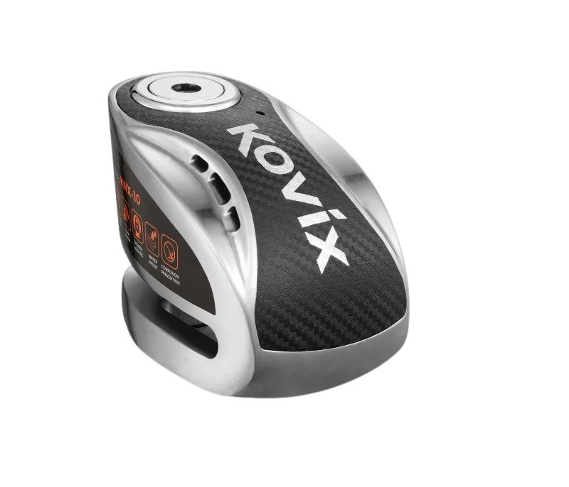 מנעול דיסק KOVIX KNX10 כסוף
