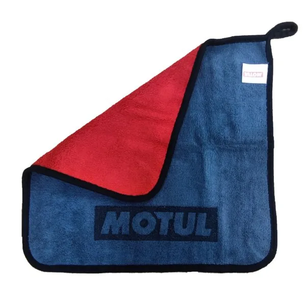 מטלית מיקרופייבר לייבוש מוטול MOTUL 30x30 ס"מ כחול/אדום – תמונה 2